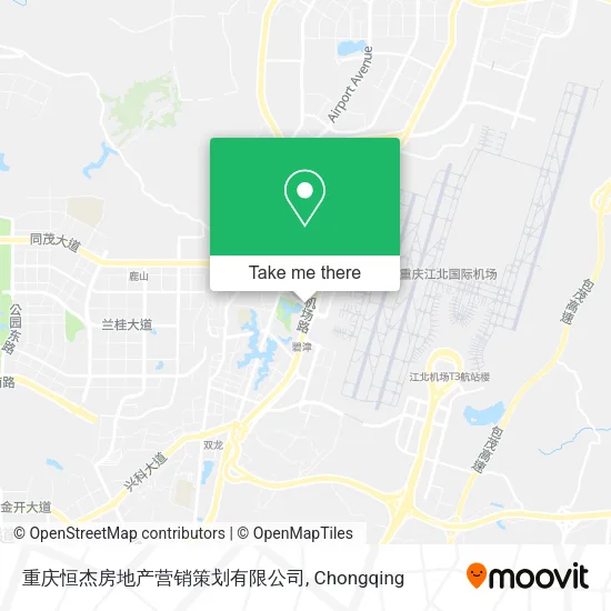 重庆恒杰房地产营销策划有限公司 map