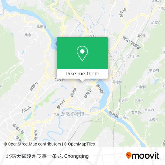 北碚天赋陵园丧事一条龙 map