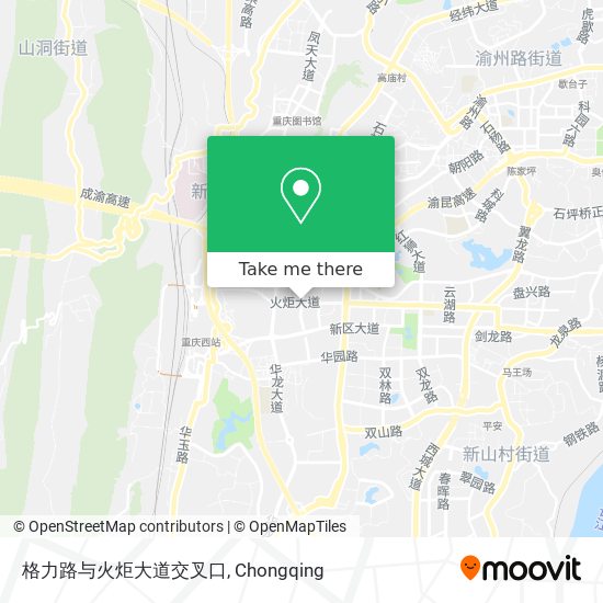 格力路与火炬大道交叉口 map