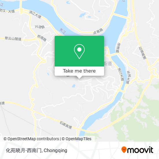 化苑晓月-西南门 map