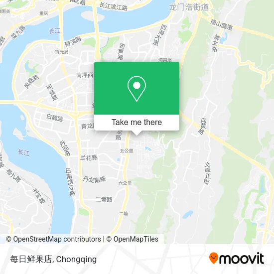 每日鲜果店 map