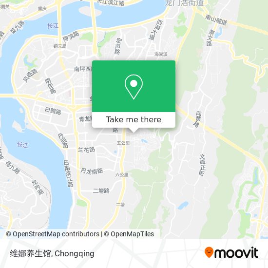维娜养生馆 map