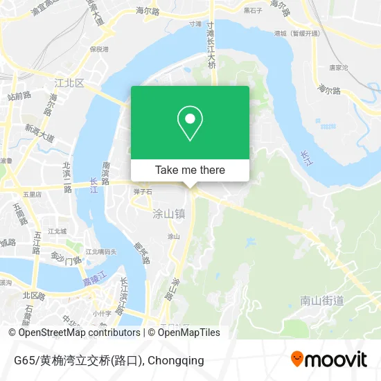 G65/黄桷湾立交桥(路口) map