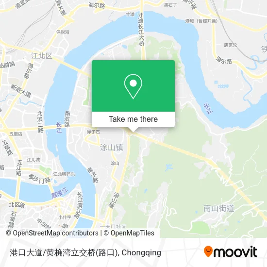 港口大道/黄桷湾立交桥(路口) map