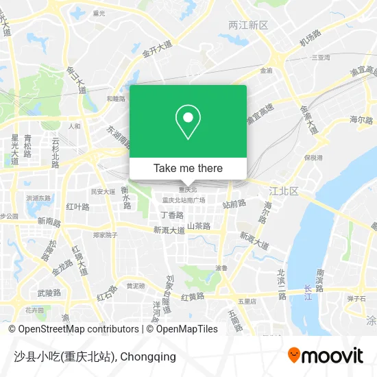 沙县小吃(重庆北站) map