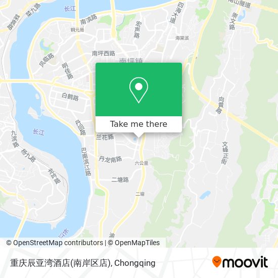 重庆辰亚湾酒店(南岸区店) map