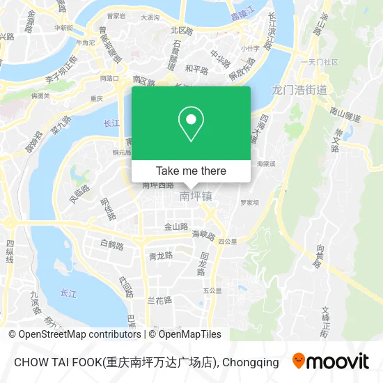 CHOW TAI FOOK(重庆南坪万达广场店) map