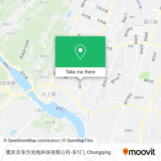 重庆京东方光电科技有限公司-东1门 map