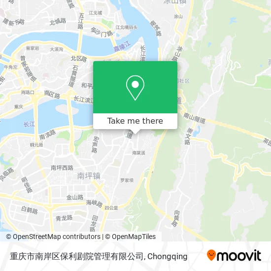 重庆市南岸区保利剧院管理有限公司 map