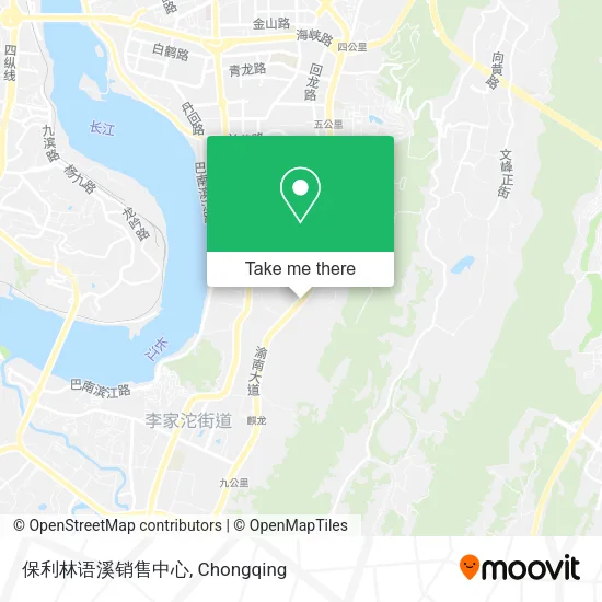 保利林语溪销售中心 map