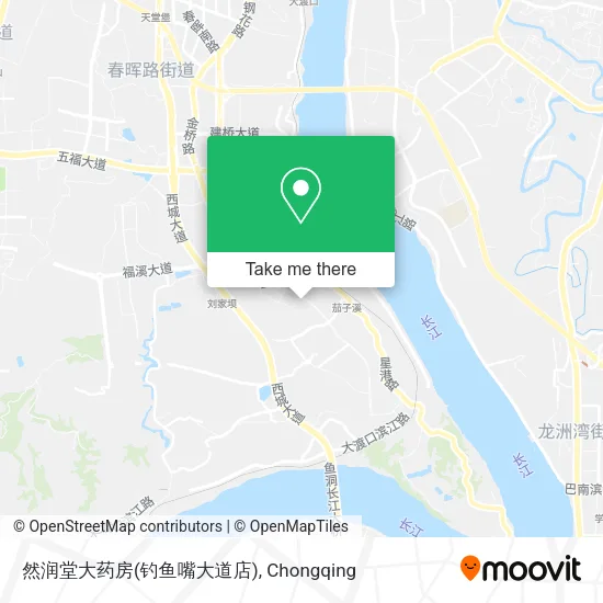 然润堂大药房(钓鱼嘴大道店) map