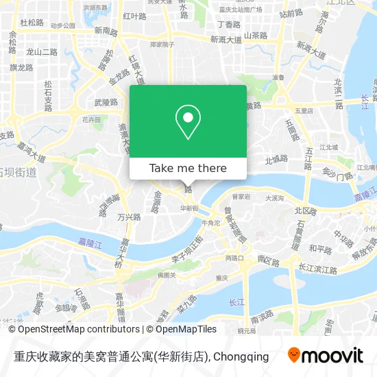 重庆收藏家的美窝普通公寓(华新街店) map