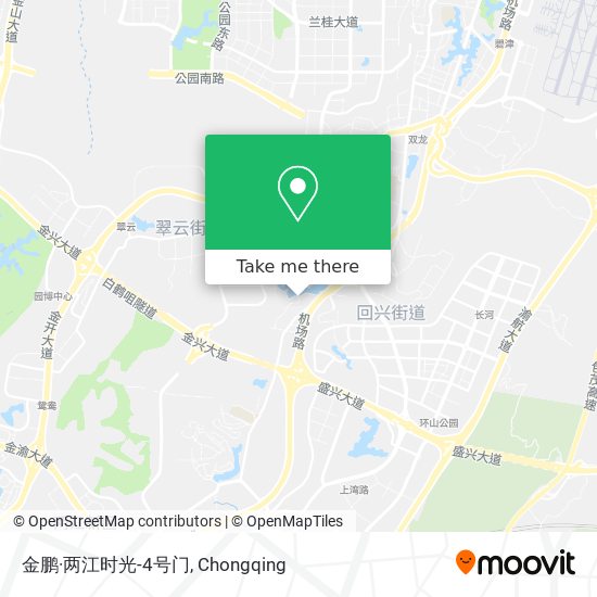 金鹏·两江时光-4号门 map