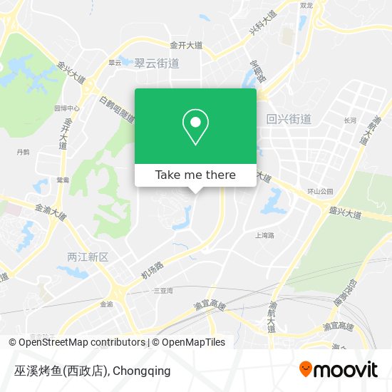 巫溪烤鱼(西政店) map