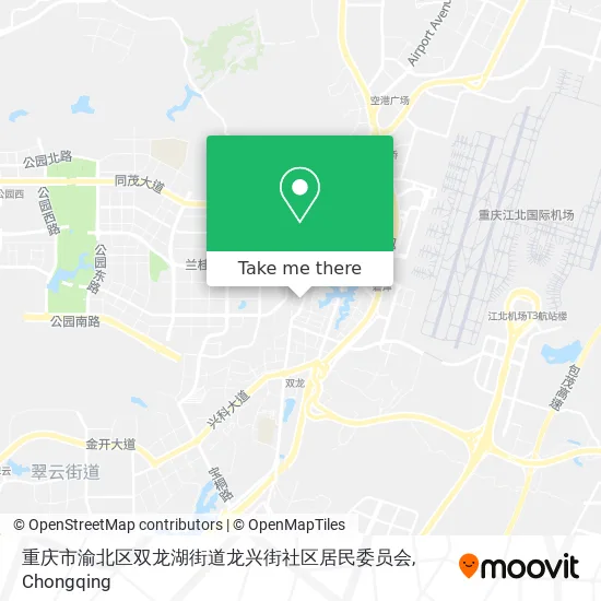 重庆市渝北区双龙湖街道龙兴街社区居民委员会 map
