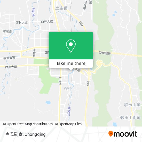 卢氏副食 map