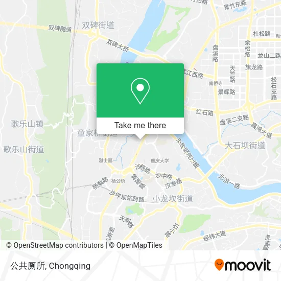 公共厕所 map