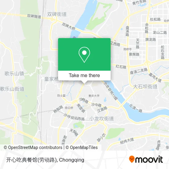 开心吃典餐馆(劳动路) map