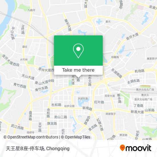 天王星B座-停车场 map