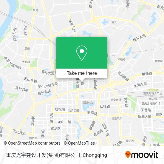 重庆光宇建设开发(集团)有限公司 map