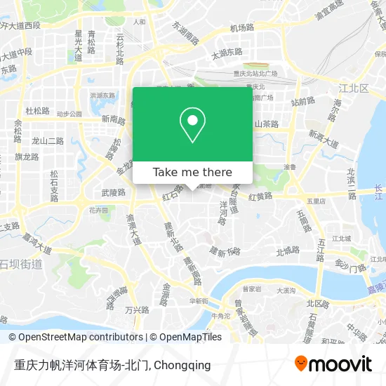 重庆力帆洋河体育场-北门 map