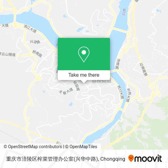 重庆市涪陵区榨菜管理办公室(兴华中路) map