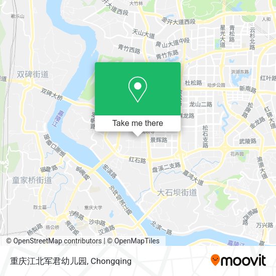 重庆江北军君幼儿园 map