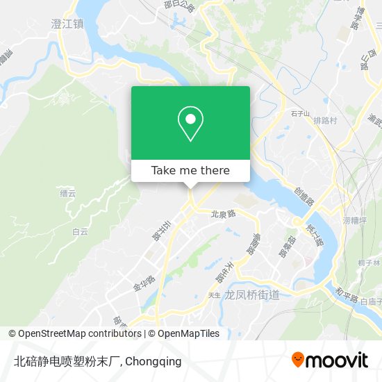 北碚静电喷塑粉末厂 map