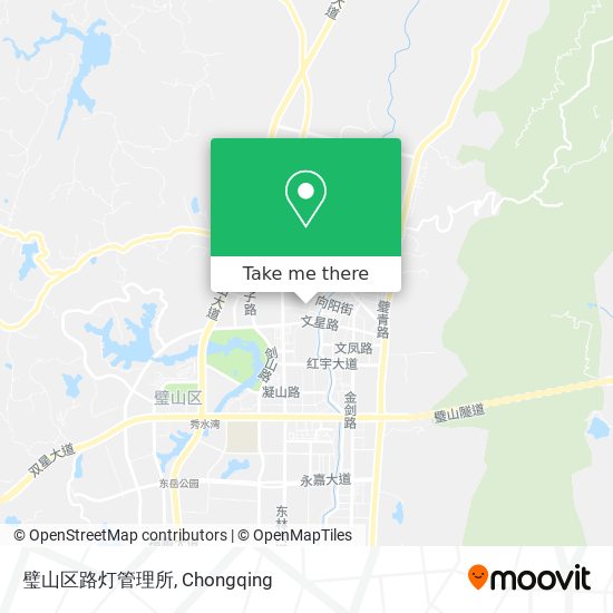 璧山区路灯管理所 map