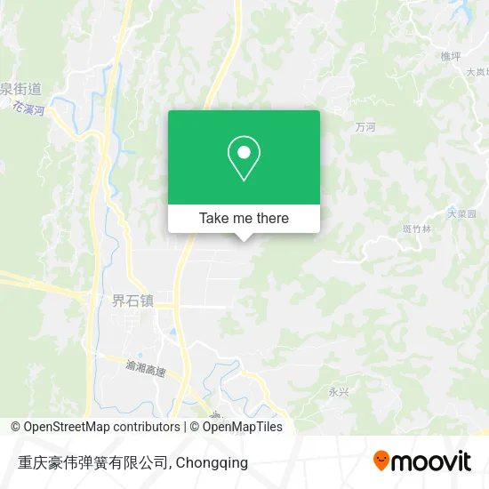 重庆豪伟弹簧有限公司 map