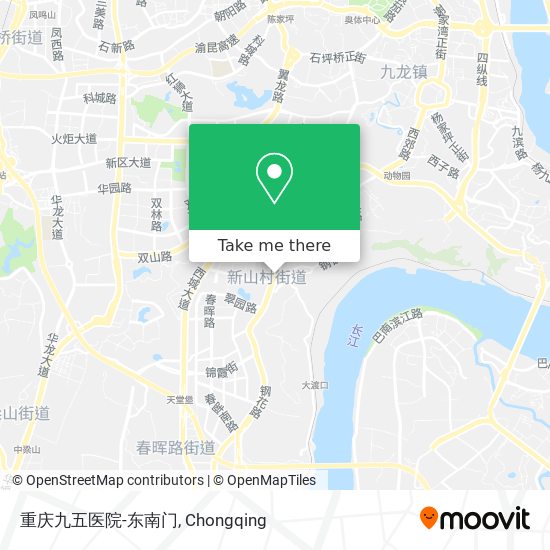 重庆九五医院-东南门 map
