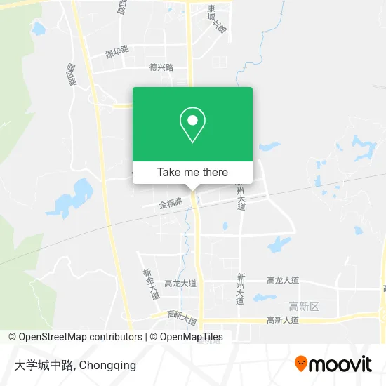 大学城中路 map