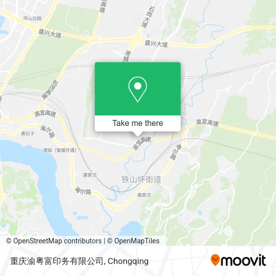 重庆渝粤富印务有限公司 map