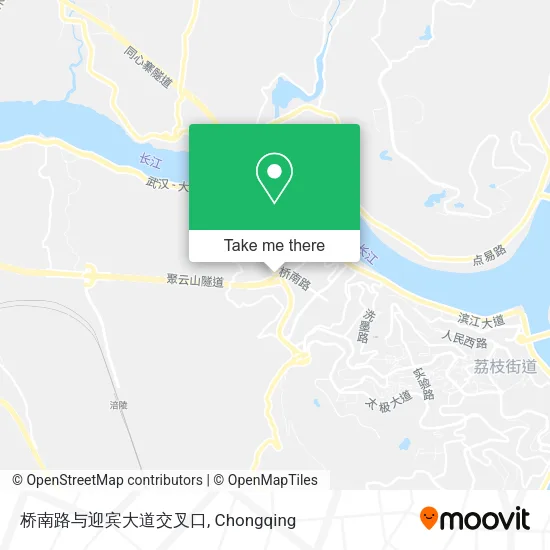 桥南路与迎宾大道交叉口 map