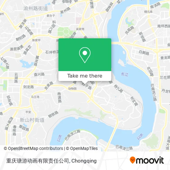 重庆瑭游动画有限责任公司 map