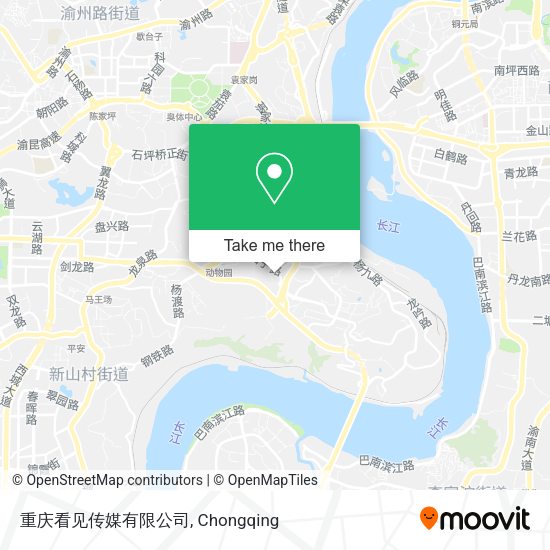 重庆看见传媒有限公司 map