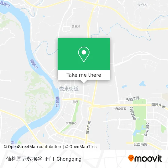 仙桃国际数据谷-正门 map