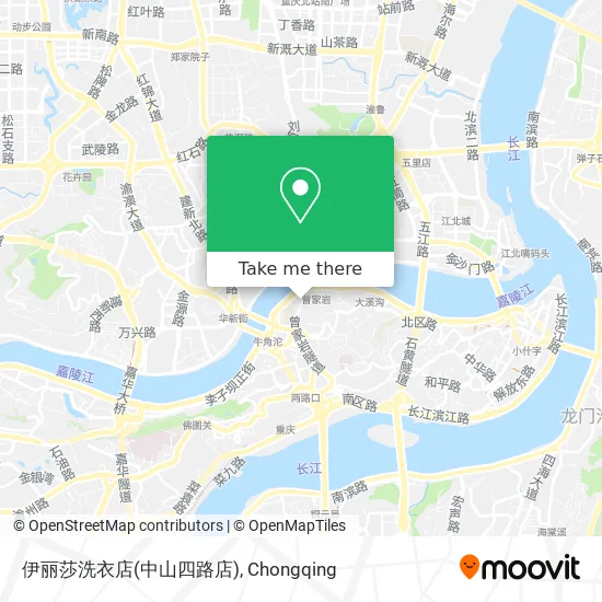 伊丽莎洗衣店(中山四路店) map