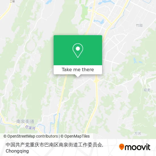 中国共产党重庆市巴南区南泉街道工作委员会 map