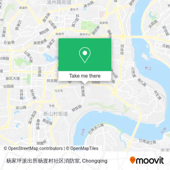杨家坪派出所杨渡村社区消防室 map