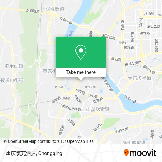重庆筑苑酒店 map