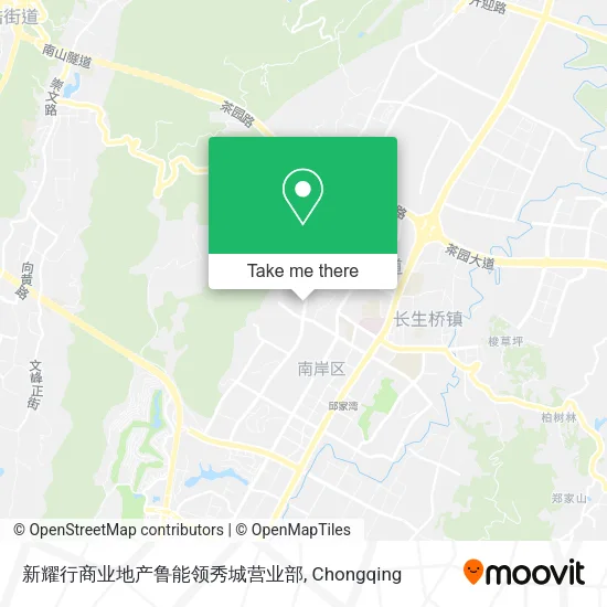 新耀行商业地产鲁能领秀城营业部 map
