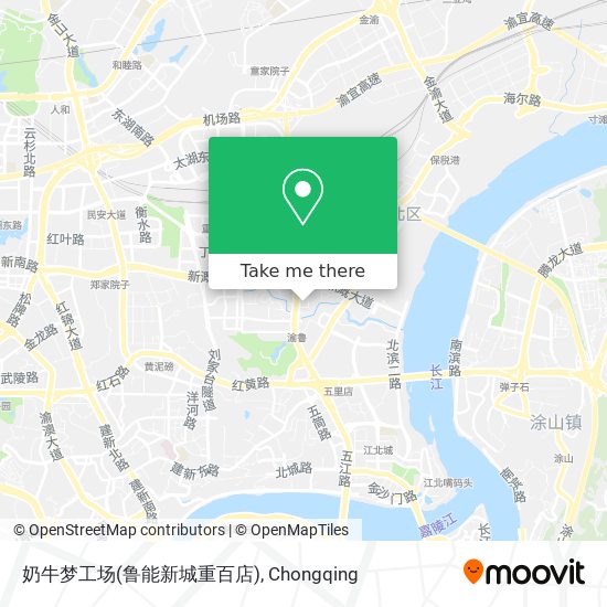 奶牛梦工场(鲁能新城重百店) map