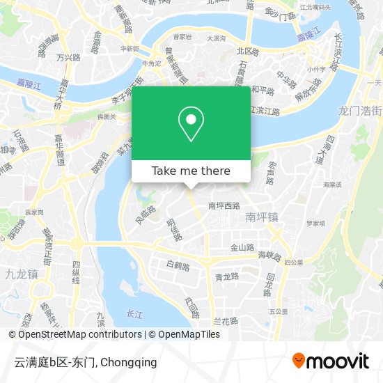 云满庭b区-东门 map