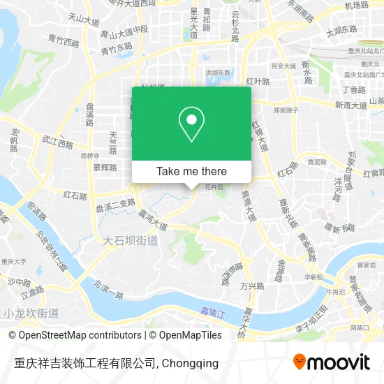 重庆祥吉装饰工程有限公司 map