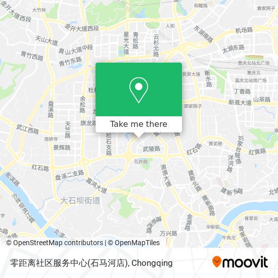 零距离社区服务中心(石马河店) map