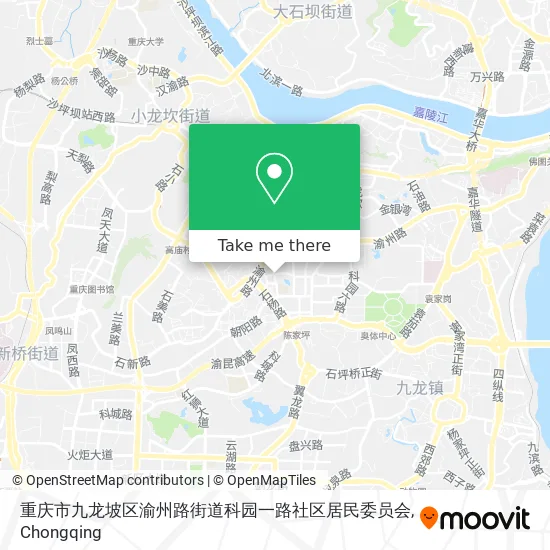 重庆市九龙坡区渝州路街道科园一路社区居民委员会 map
