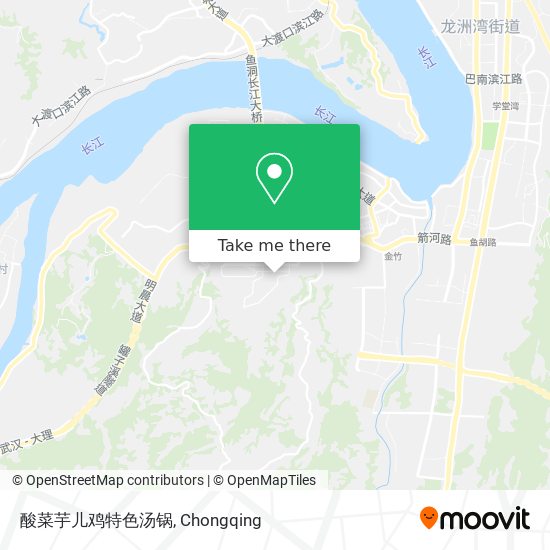 酸菜芋儿鸡特色汤锅 map
