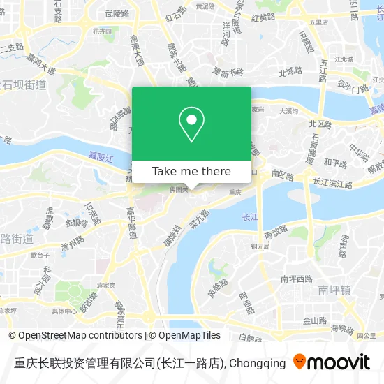 重庆长联投资管理有限公司(长江一路店) map