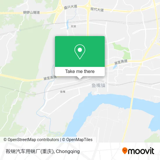 鞍钢汽车用钢厂(重庆) map